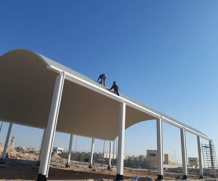 National Guard car and truck sheds, Kazma Camp