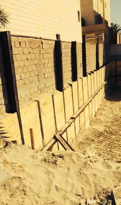 Shoring and soil works