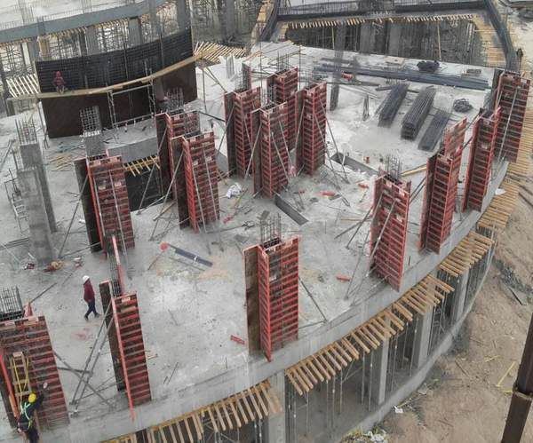 Shagaya renewable energy station foundations
